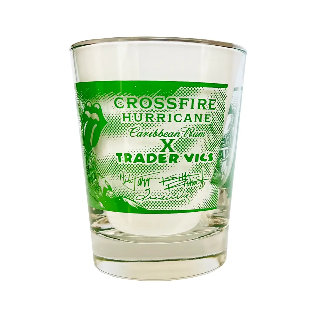 CROSSFIRE HURRICANE BY THE ROLLING STONES MAI TAI GLASS (2 COLORS AVAILABLE) - Image 4