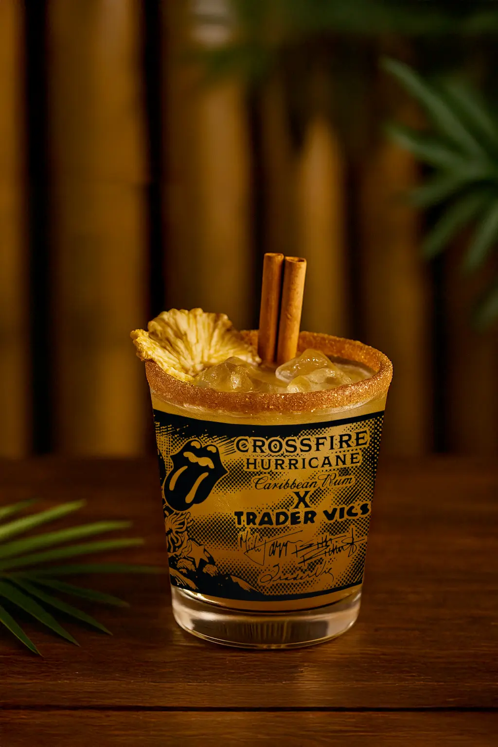 CROSSFIRE HURRICANE BY THE ROLLING STONES MAI TAI GLASS (2 COLORS AVAILABLE) - Image 6