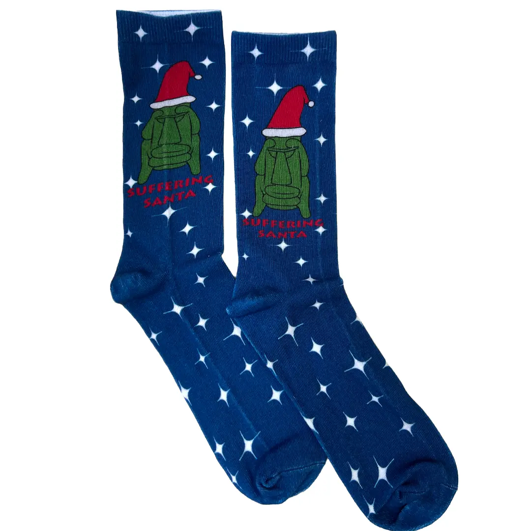SUFFERING SANTA SOCKS
