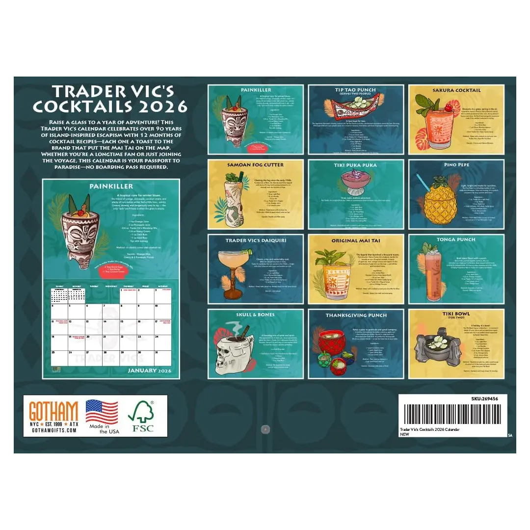 TRADER VIC'S 2026 CALENDAR - Image 2