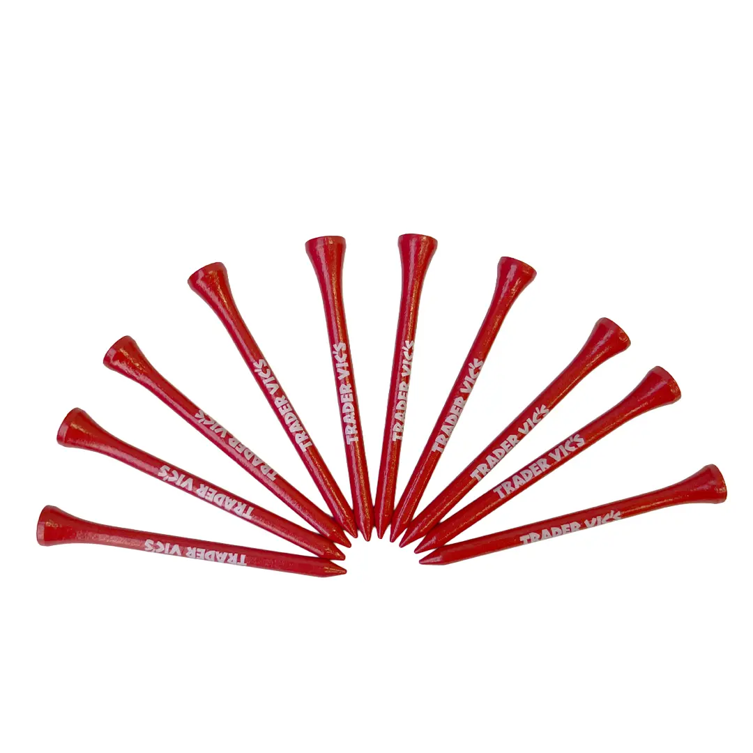 TRADER VIC'S GOLF TEES (10 PACK)