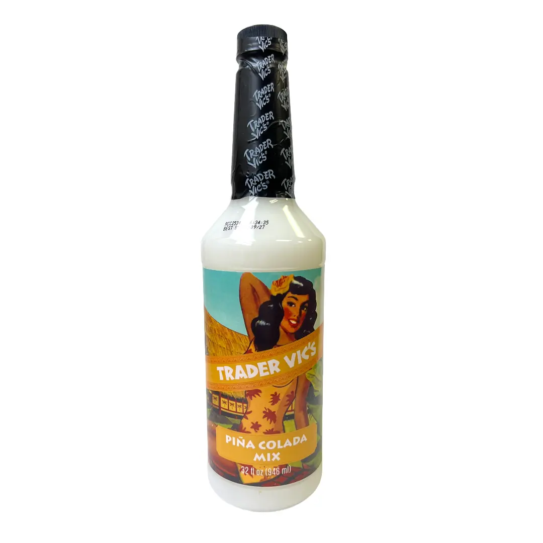 NEW TRADER VIC'S PINA COLADA MIX (WITH REAL SUGAR)