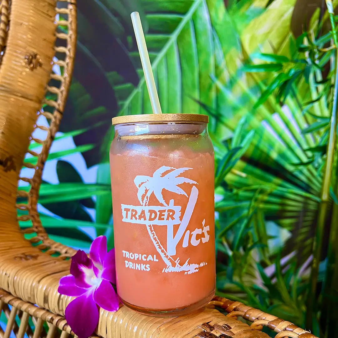 TROPICAL TUMBLER CAN (WITH LID AND STRAW) - Image 3